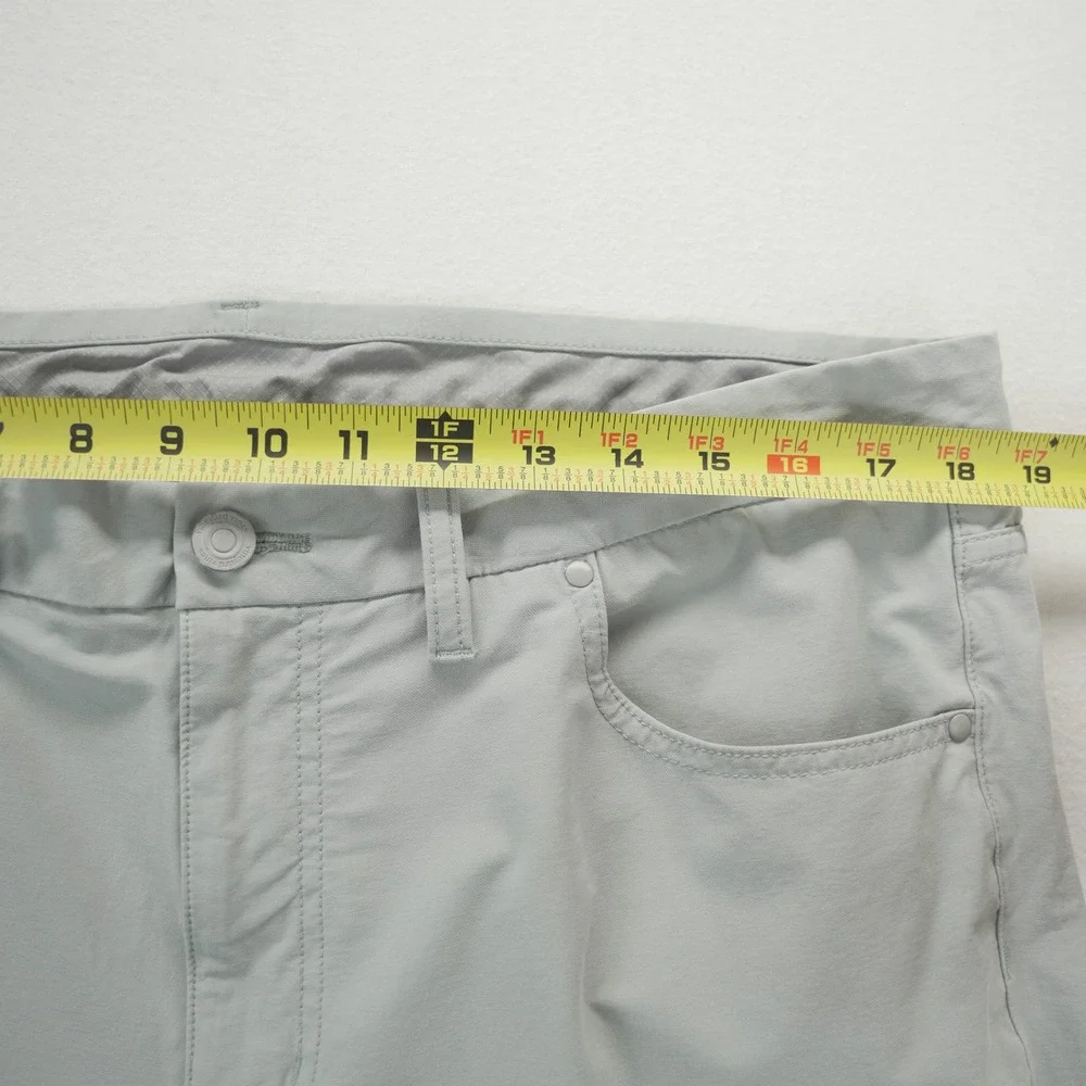Vineyard Vines On-The-Go 5-Pocket Pants Mens 38x32 Grey Performance Chino OTG